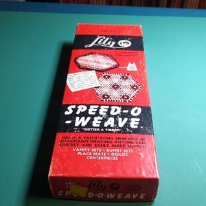 Lily Speed-O-Weave Craft Kit Cottagecore Grandmacore Handmade